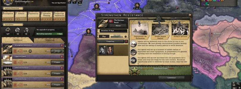 Hearts of Iron 4: La Resistance Screen