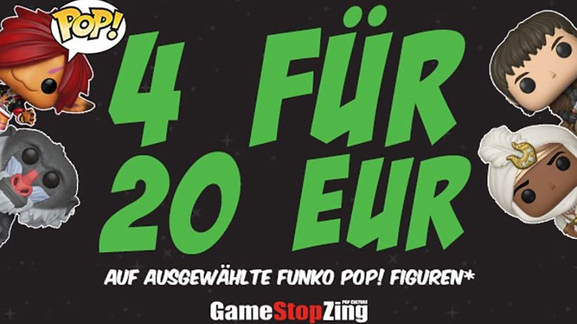 Gamestop: Vier Funkos zum Hammerpreis von nur 20 Euro