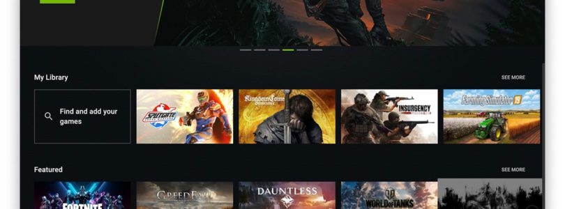 Nvidia Geforce Now: Ui