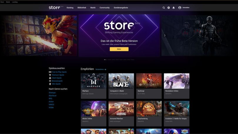 Der MY.GAMES Store geht in die Open Beta