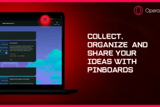 Opera GX: Pinboards